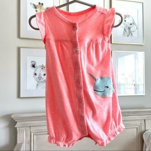 12 Months Romper 💖💜💙